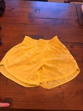 lululemon athletica Bright Yellow Women's Athletic Shorts